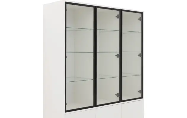 Goossens vitrinekast valencia wit melamine - 8244533-goossens-valencia-vitrinekast-melamine-09