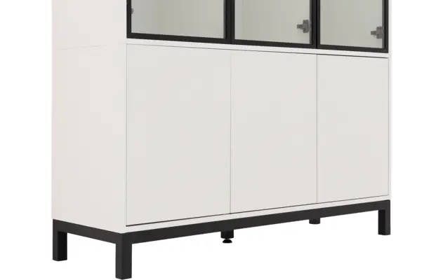 Goossens vitrinekast valencia wit melamine - 8244533-goossens-valencia-vitrinekast-melamine-10