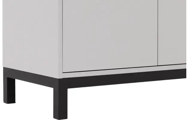Goossens vitrinekast valencia grijs melamine - 8244534-goossens-valencia-vitrinekast-melamine-11