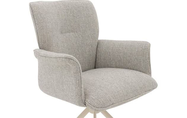 Goossens eetkamerstoel hermes grijs stof - 8244606-goossens-hermes-stoel-onderdelen-stof-06