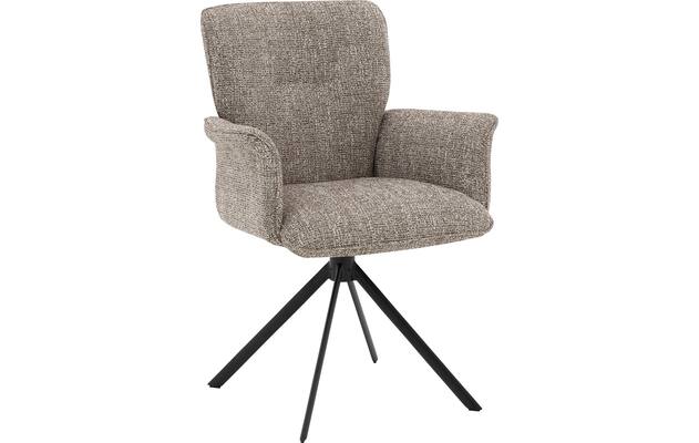 Goossens eetkamerstoel hermes bruin stof - 8244607-goossens-hermes-stoel-onderdelen-stof-01