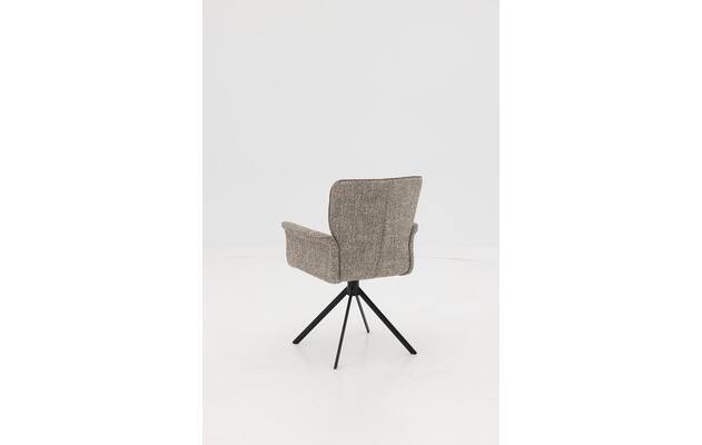 Goossens eetkamerstoel hermes bruin stof - 8244607-goossens-hermes-stoel-onderdelen-stof-02