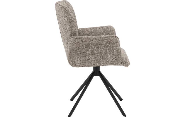 Goossens eetkamerstoel hermes bruin stof - 8244607-goossens-hermes-stoel-onderdelen-stof-04
