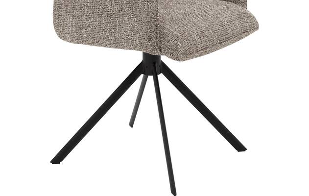 Goossens eetkamerstoel hermes bruin stof - 8244607-goossens-hermes-stoel-onderdelen-stof-07