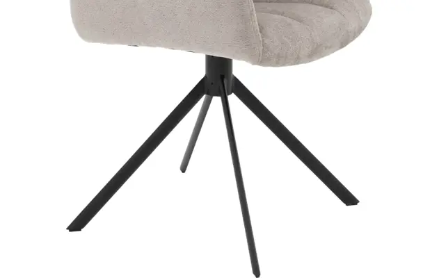 Goossens eetkamerstoel hestia grijs stof - 8244609-goossens-hestia-stoel-onderdelen-stof-06