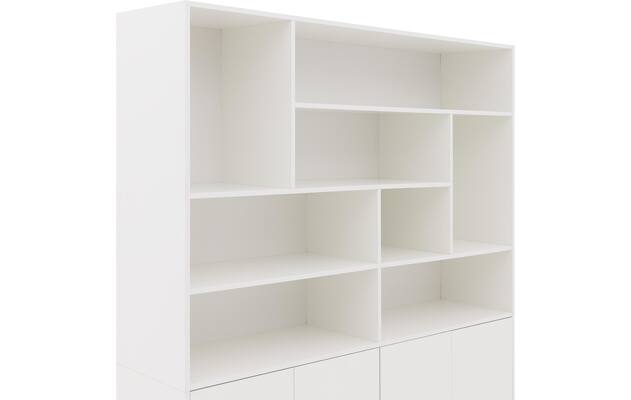 Goossens basic buffetkast madrid wit melamine - 8244627-goossens-basic-madrid-buffetkast-melamine-05