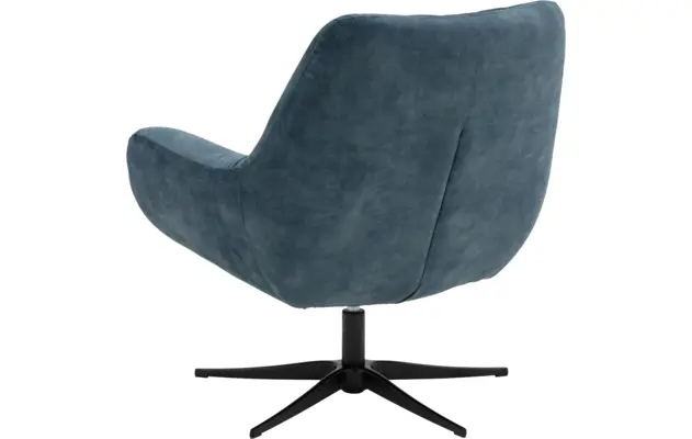 Goossens draaifauteuil kamille blauw stof - 8244657-goossens-kamille-fauteuil-stof-02