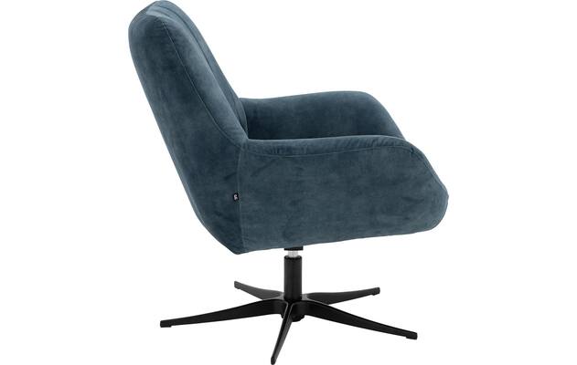 Goossens draaifauteuil kamille blauw stof - 8244657-goossens-kamille-fauteuil-stof-03