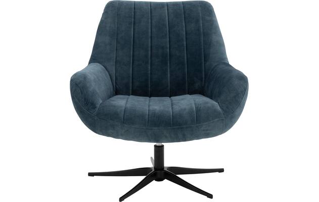 Goossens draaifauteuil kamille blauw stof - 8244657-goossens-kamille-fauteuil-stof-04