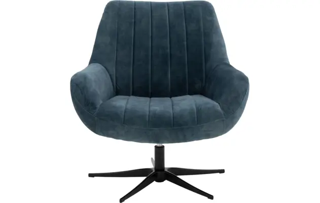Goossens draaifauteuil kamille blauw stof - 8244657-goossens-kamille-fauteuil-stof-04