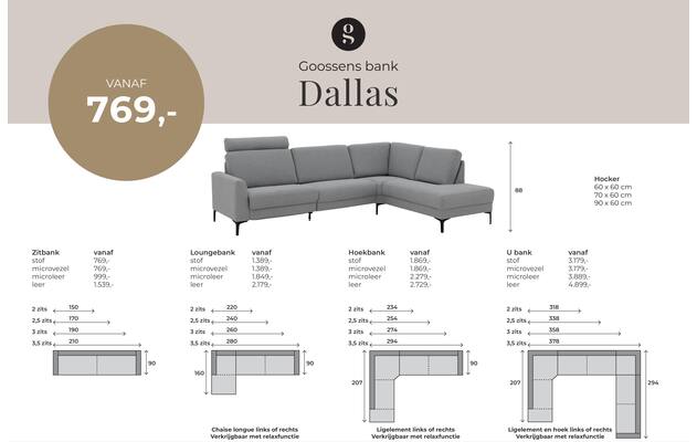 Goossens hoekbank dallas grijs stof - 8250005-goossens-dallas-bank-stof-grijs-01