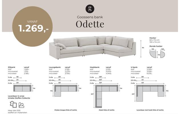 Goossens hoekbank odette wit stof - 8250011-goossens-odette-bank-stof-wit-01