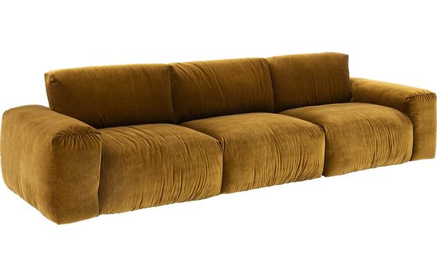 Goossens zitbank amara groen stof - 8250016-goossens-amara-bank-stof-groen-02
