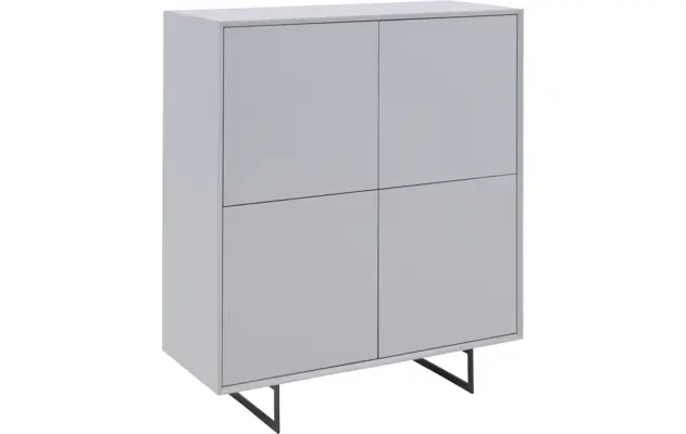 Goossens basic opbergkast vienna grijs mdf - 8250132-goossens-basic-vienna-opbergkast-03