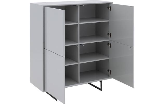 Goossens basic opbergkast vienna grijs mdf - 8250132-goossens-basic-vienna-opbergkast-04