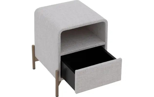 Goossens nachtkastje lombardy beige stof - 8250157-goossens-lombardy-nachtkastje-stof-05