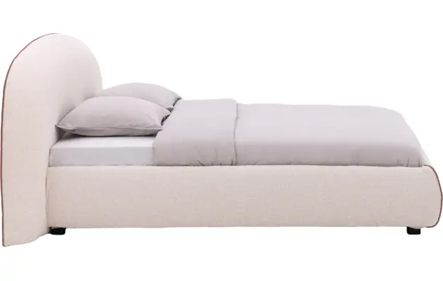 Goossens gestoffeerd bedframe venus beige stof - 8250164-goossens-venus-bedframe-stof-02