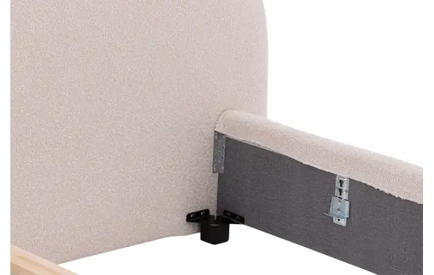 Goossens gestoffeerd bedframe venus beige stof - 8250164-goossens-venus-bedframe-stof-08