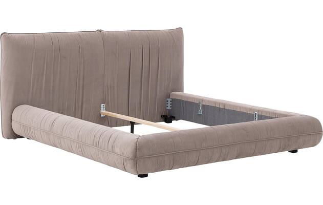 Goossens gestoffeerd bedframe milano bruin stof - 8250165-goossens-milano-bedframe-stof-10
