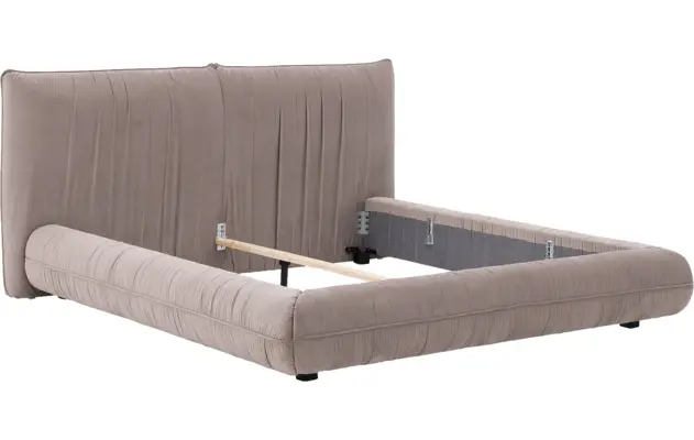 Goossens gestoffeerd bedframe milano bruin stof - 8250165-goossens-milano-bedframe-stof-10