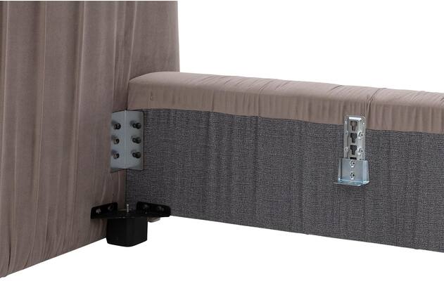 Goossens gestoffeerd bedframe milano bruin stof - 8250165-goossens-milano-bedframe-stof-11