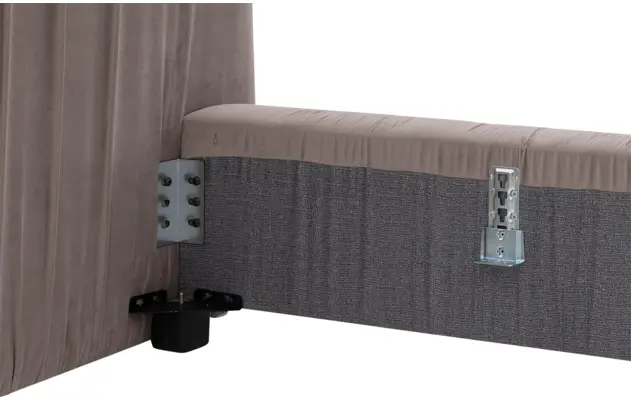 Goossens gestoffeerd bedframe milano bruin stof - 8250165-goossens-milano-bedframe-stof-11
