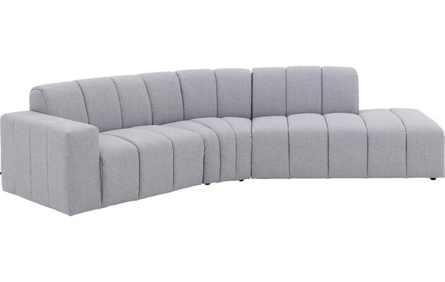 Goossens hoekbank lewis grijs stof - 8250227-gespiegeld-03