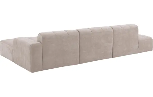 Goossens u bank lewis beige stof - 8250228-gespiegeld-08