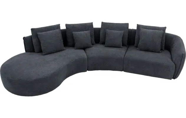 Goossens loungebank fay zwart stof - 8251130-goossens-fay-usc-bank-stof-zwart-03