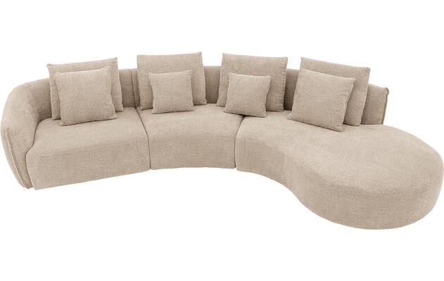 Goossens loungebank fay beige stof - 8251153-goossens-fay-bank-stof-bruin-02