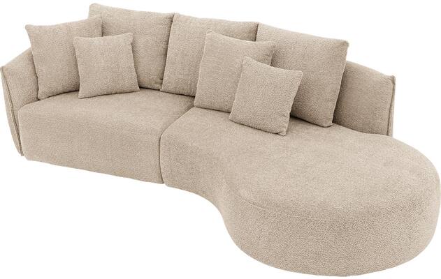 Goossens loungebank fay beige stof - 8251227-goossens-fay-usc-bank-stof-bruin-05