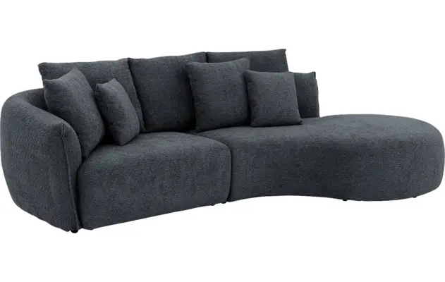 Goossens loungebank fay zwart stof - 8251241-goossens-fay-usc-bank-stof-zwart-02