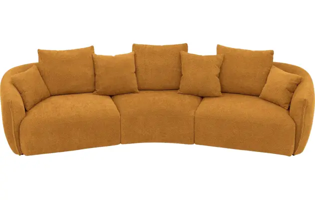 Goossens zitbank fay goud stof - 8251270-goossens-fay-bank-stof-goud-02