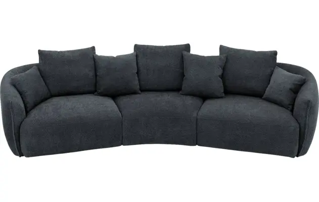 Goossens zitbank fay zwart stof - 8251278-goossens-fay-bank-stof-zwart-02