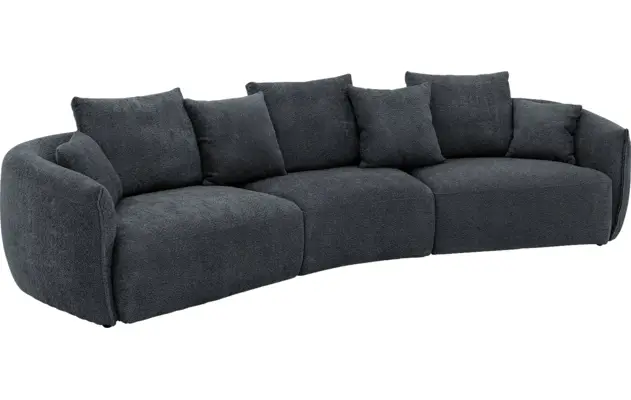 Goossens zitbank fay zwart stof - 8251278-goossens-fay-bank-stof-zwart-03