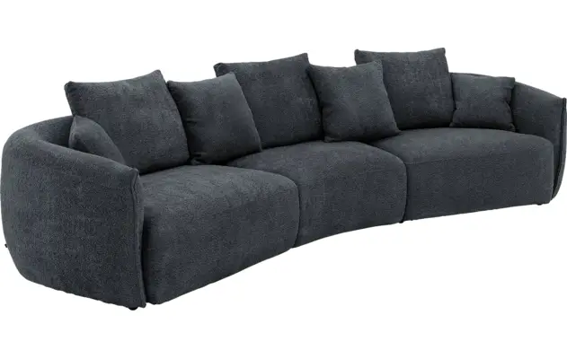 Goossens zitbank fay zwart stof - 8251278-goossens-fay-bank-stof-zwart-04