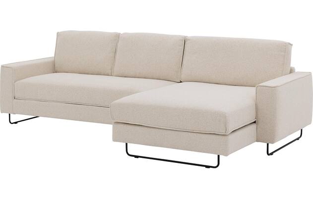 Goossens loungebank jorney beige stof - 8251313-gespiegeld-05