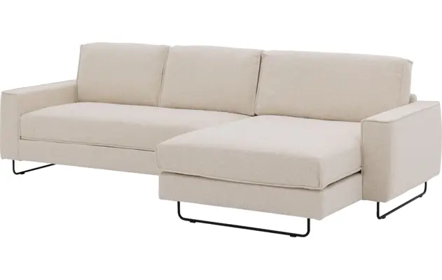 Goossens loungebank jorney beige stof - 8251313-gespiegeld-05