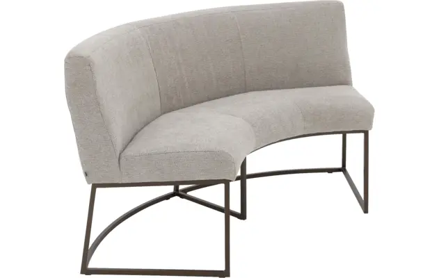 Goossens excellent eetkamerbank tommie beige stof - 8251328-goossens-excellent-tommie-eetkamerstoel-stof-bruin-03