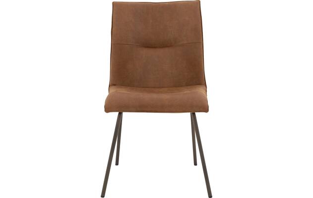 Goossens eetkamerstoel milan bruin micro leer - 8251333-goossens-milan-eetkamerstoel-micro-leer-bruin-04