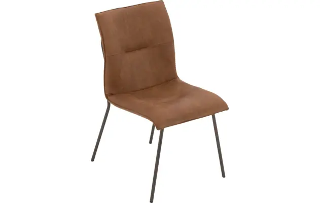 Goossens eetkamerstoel milan bruin micro leer - 8251333-goossens-milan-eetkamerstoel-micro-leer-bruin-05