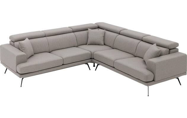 Goossens hoekbank viggo grijs stof - 8251361-goossens-viggo-bank-stof-grijs-03