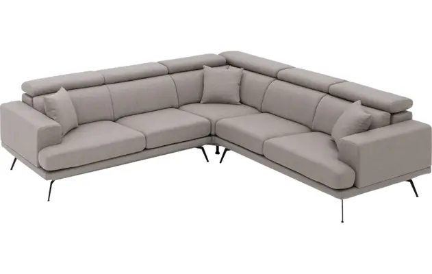 Goossens hoekbank viggo grijs stof - 8251361-goossens-viggo-bank-stof-grijs-03