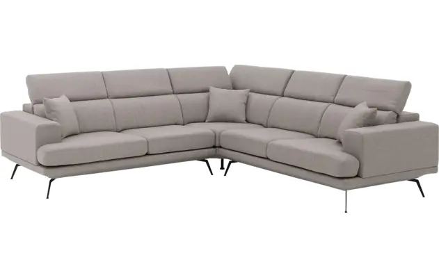 Goossens hoekbank viggo grijs stof - 8251361-goossens-viggo-bank-stof-grijs-06