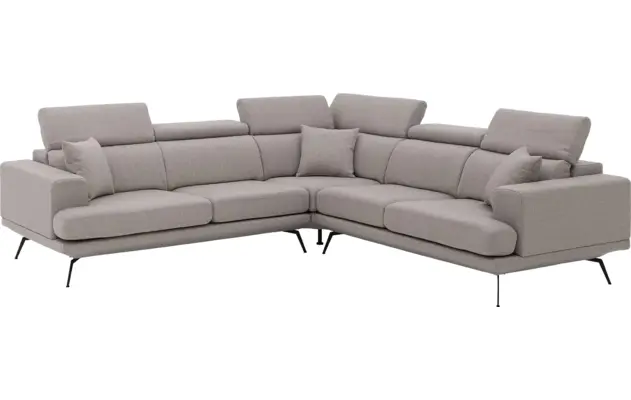 Goossens hoekbank viggo grijs stof - 8251361-goossens-viggo-bank-stof-grijs-07