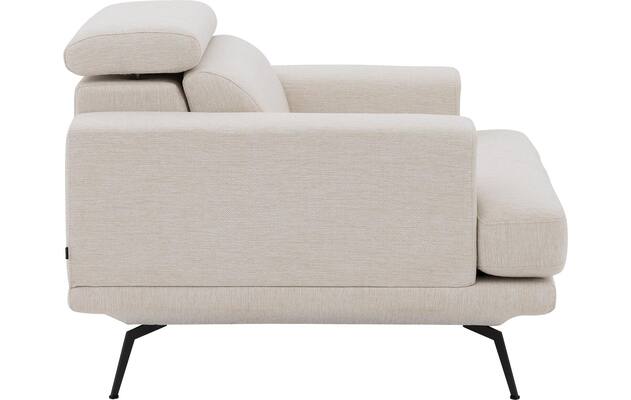 Goossens fauteuil viggo wit stof - 8251363-goossens-viggo-bank-stof-wit-05