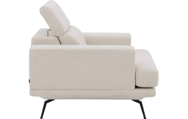 Goossens fauteuil viggo wit stof - 8251363-goossens-viggo-bank-stof-wit-06