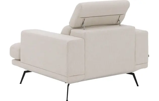 Goossens fauteuil viggo wit stof - 8251363-goossens-viggo-bank-stof-wit-07