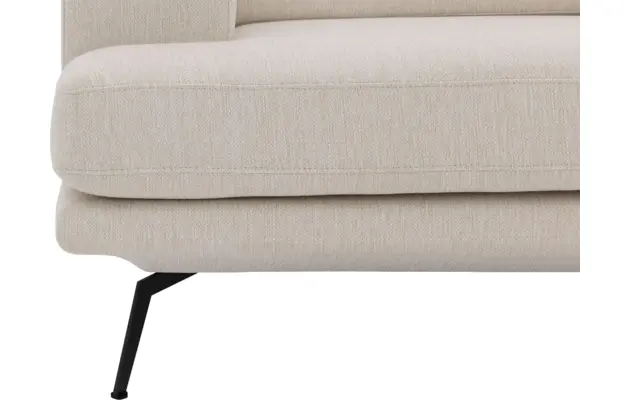 Goossens fauteuil viggo wit stof - 8251363-goossens-viggo-bank-stof-wit-09