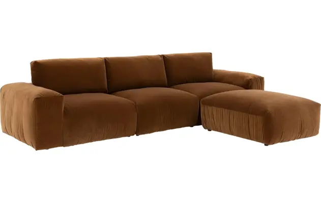 Goossens zitbank amara bruin stof - 8251378-goossens-amara-bank-stof-bruin-06